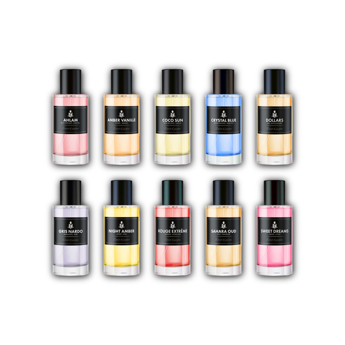 10 PARFUMS GÉNÉRIQUES E.H