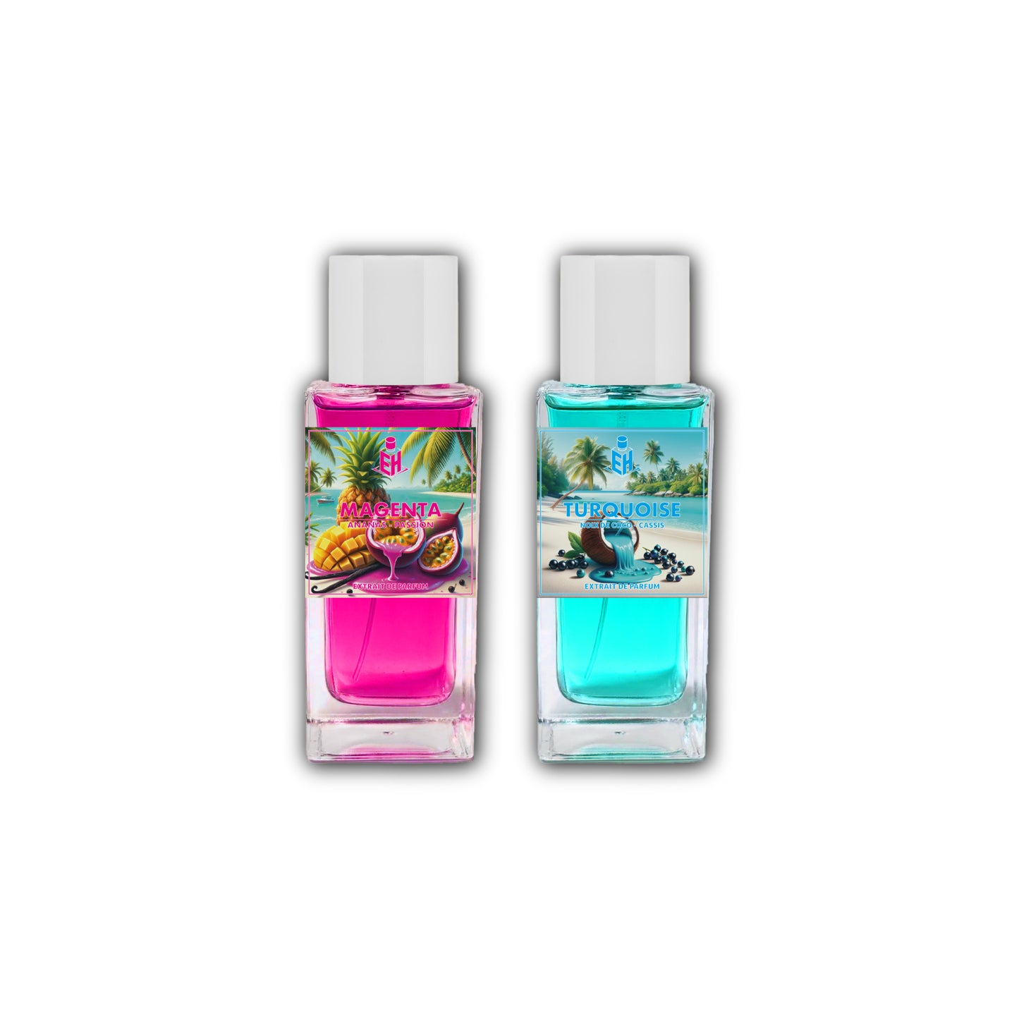 2 PARFUMS CRÉATIONS BLANCHES E.H