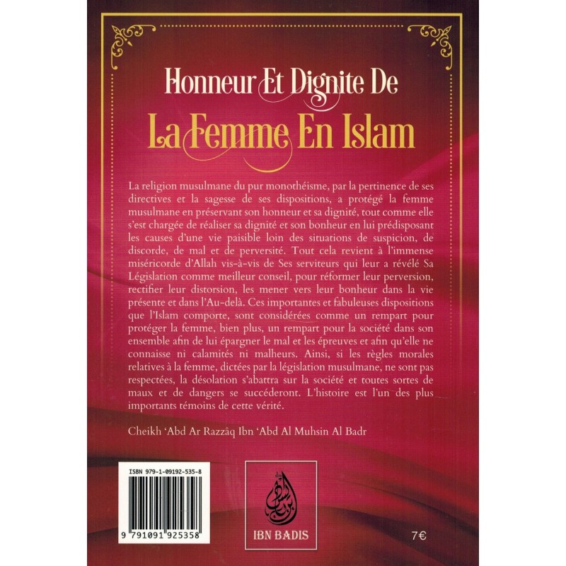 Honneur et Dignité de la Femme en Islam