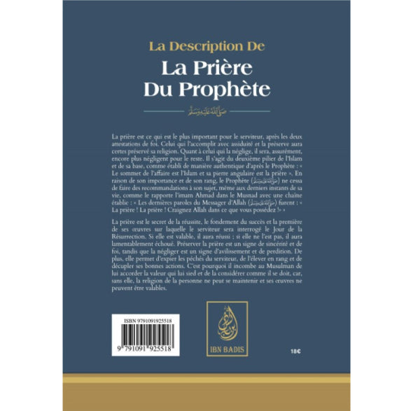 LA DESCRIPTION DE LA PRIÈRE DU PROPHÈTE
